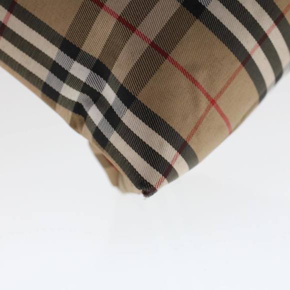 BURBERRY Nova Check Hand Bag Nylon Beige Auth ep1099 - Picture 10 of 16
